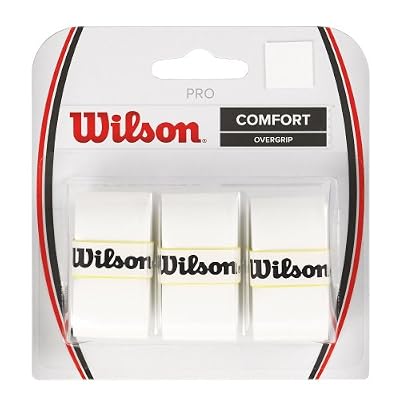 WILSON Surgrip Pro (Pack de 3), Blanc, Taille Unique