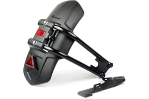 HEIGOAL Garde-boue arrière Moto Garde-boue Couverture de roue Protection anti-éclaboussures pour Duke 390 DUKE 390 DUKE 200 250 DUKE 200 2017-2021 Accessoires (Réflecteur Triangle)