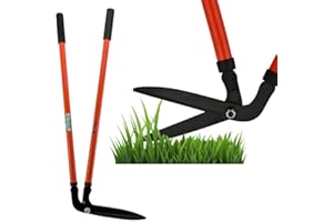 BARGAINS-GALORE Long Handled Gardening Lawn Shears - Grass Edge Border Edging Cutter Trimmer New Easy Effortless | Cut Sharp Blade for Precise Durable Rust Resistant