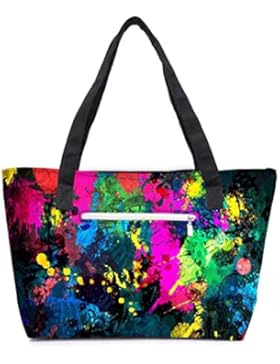 Snoogg , Damen Umhängetasche mehrfarbig mehrfarbig