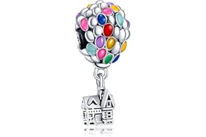 CQWVB Charms Beads 925 Sterling Silver for Pandora Bracelet, Dangle Pendant Charms for Necklace and Bracelet Jewelry Gifts for Women