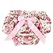 EQLEF® Cute Baby Girls Ruffle Panties Briefs Bloomers Pink Floral Pants (Pink)
