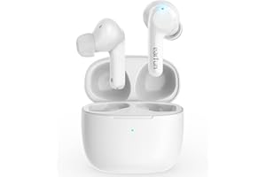 EarFun Wireless Earbuds, [What Hi-Fi Awards] Air Bluetooth In-Ear Headphones with 4 Mics ENC, Sweatshield™ IPX7 Waterproof, Clear Sound, Deep Bass, Wireless Charge, 35H Playtime, White