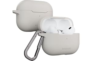 MAGEASY Design für AirPods Pro 2 Case – Stoßfeste Schutzhülle für AirPods Pro & Pro 2, fleckenresistent, glatt & hautfreundlich, unterstützt kabelloses Laden – Skin (Sternenlicht Weiß)
