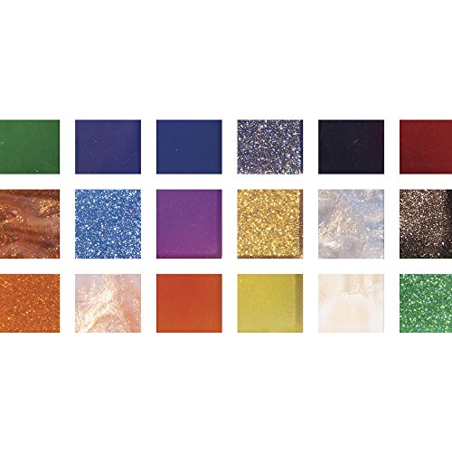 Rayher Hobby 14792999 Acryl-Mosaiksteine Mischung, bunt, 10 x 15 x 10 cm - 2