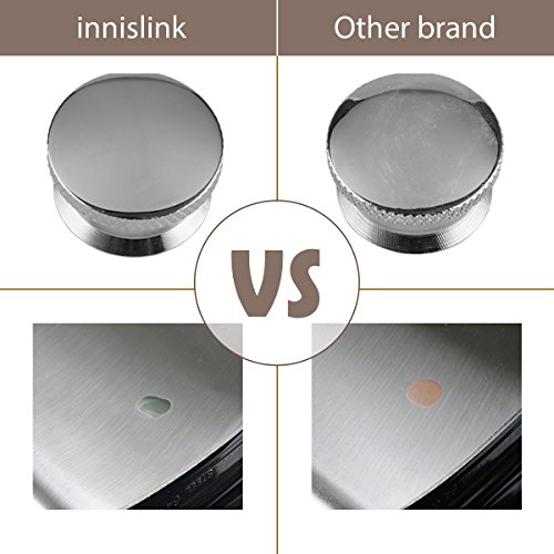 innislink Edelstahl Flachmann , Design Taschenflachmann Taschenflasche Flachmann 8 oz. ( 227 ml ) Mini-Trichter Stylische-Trinkflasche , Silber - 2