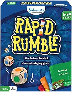 Skillmatics Game : Rapid Rumble | Gifts for Ages 6 and Up | Super Fun Family Game | Educational, Travel Friendly and Clever Category Game