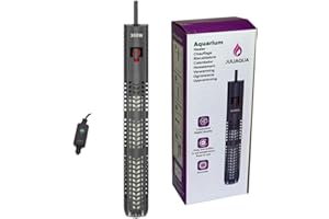 JULIAQUA Chauffage Aquarium avec Affichage Température Eco Réchauffeur réglable 50W/100W/200W/300W/500W (Y5-300W)