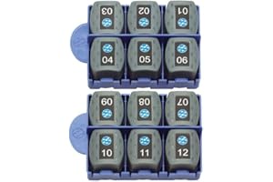 TREND Networks | 158050 | VDV II Series Cable Testers | RJ45 Remote Units (#1 - #12) | Numbered Remote and Identifiers | Data Verification and Troubleshooting Tool Accessory | Set of 12