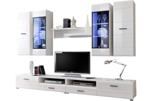 ‎KRYSPOL KRYSPOL Wohnwand Lauren Anbauwand, Wohnzimmer-Set, Modern Design