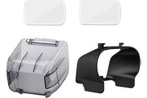O'woda Mavic Mini Gegenlichtblende Sonnenschirm + Gimbal Schutz Linse Schutz + 9H Objektiv Displayschutzfolie Lens Protector, 3 in 1 Linse Protection für DJI Mavic Mini/Mini 2 Drohnen Zubehör