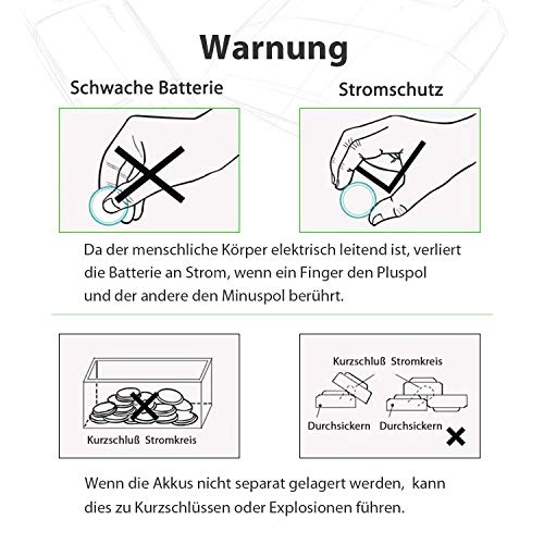 Licb 10 Stuck Cr1225 3v Lithium Knopfzellen Cr 1225 Batterien
