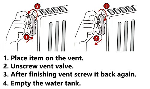 Capricorn Heizkörperentlüfter Entlüfter m. Kunststoff Behälter - 2