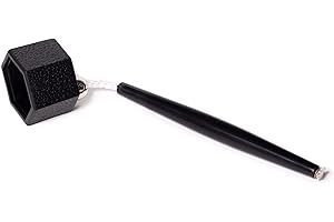 OKKO Kreidehalter für Billardkreide, sechseckig, für Kamui Roku Kreide, Schwarz