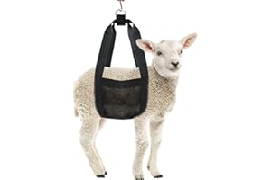 ULTECHNOVO Adjustable Hanging Scale Sling for Small Animals Weighing Hammock for Newborn Livestock Calves Lambs and Puppies Safe and Comfortable Weight Measurement