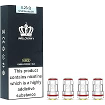UWELL Crown 5 Replacement Coils 0.23 Ohm [Pack of 4]