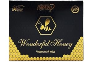 MIEL Naturel Aux extraits de plantes (Ginseng, Tribulus terrestris, Gelée royale, 12 stick de15g