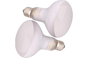 DERNORD Reptile Heat Lamp Light Bulb - 150W Basking Spot Light 2 Pack E27 Vivarium Daylight Bulb for Tortoise Bearded Dragon Lizard Snake Chick