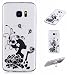 Produktbild Galaxy S7 Edge Case, Anlike Silikon Hülle für Samsung Galaxy S7 Edge (5,5 Zoll) Handy Hülle Bunte Muster Design {Fingerfunktion Stent-Funktion} Schutzhülle Etui Bumper für Samsung Galaxy S7 Edge (5,5 Zoll) - Rosen