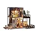 Produktbild DIY Handarbeit Holzhaus,Wawer Romantisch Miniatur Haus Möbel LED Haus Dekorieren Kreative Weihnachts Geschenke Kreative Puppen haus Spielzeug