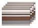 Produktbild Alsino 4er Set edle Platzmatten TS-100 beige braun abwaschbar Tisch Sets Platzset Tischmatten Untersetzer Platzdeckchen