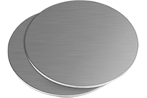 PHasz Piastre Circolari in Acciaio Inossidabile da 2 Pezzi, Spessore 0,5 Mm, Diametro 200-350 Mm Lamiere Rotonde in Acciaio Inossidabile 304,Diameter 200mm