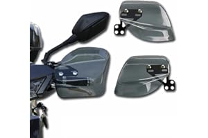 OBEST Universal Moto Protección de Manos Escudo, Protectores de Mano para Motocicleta, Todoterreno Motocross Kit de Protectores de Mano Equipo de protección, Negro