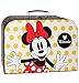 Produktbild Koffer / Kinderkoffer - " Disney Minnie Mouse " - Pappkoffer - groß - Puppenkoffer Koffer - Reisekoffer aus Pappe mit Metall Griff - für Kinder Mädchen - Geschenkekoffer - Karton - Spielekoffer - groß - ideal für Spielzeug und als Geldgeschenk - Reisekoffer / Geschenkekoffer - Spielzeugkoffer - Malkoffer / Köfferchen - Motivkoffer - Maus / Playhouse Mäuse - gepunktet - Herzen Punkte