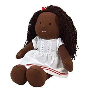 One Dear World 32cm Soft Rag Doll - African Natural Hair Girl Hope with Removable Clothes for Toddlers and Young Children.....