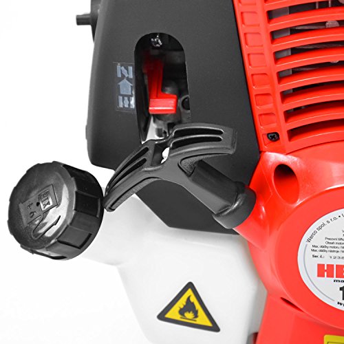 HECHT Benzin-Motorsense 145 Rasen-Trimmer Freischneider (2 PS, inkl. Mischflasche u. Kompfort Tragegurt) - 5