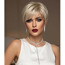 Acheter Perruque De Simulation De Cheveux Pour Femmes, 33cm, Cheveux Courts Et Lisses, Filet à Cheveux Roses, Couvre-chef Complet, Perruque Naturelle Et Réelle