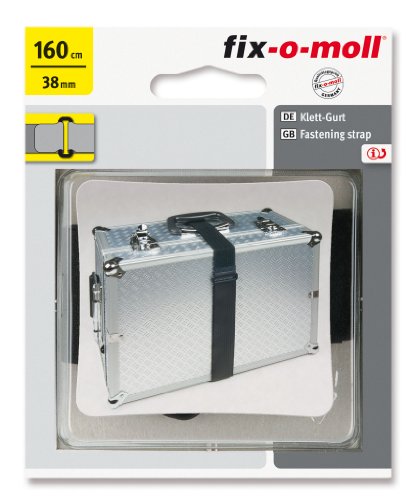 fix-o-moll Klett-Gurt Maxi 38 mm x 160 cm schwarz, 3563024