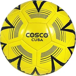cosco Cuba (Yellow) Football, Size 5 (Multicolour)