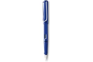 LAMY Safari Pióro wieczne - Niebieski - Średnie pióro