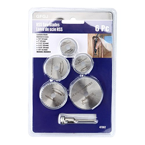 Enjoydeal 6pcs HSS Kreiss geblatt Set Trennscheiben Rad für Dremel Rotary Werkzeug
