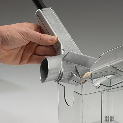 Westmark Kirschenentkerner mit schräggestellter Schütte und großer Kernkassette, Höhe: 33,3 cm, Kunststoff/Edelstahl/Aluminium, Kirschomat, Silber/Schwarz/Transparent, 40702260 - 3