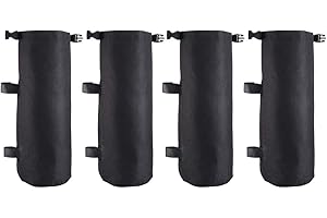 ValueHall Gazebo Sandbag Set of 4 Gazebo Weight Bag Weights Canopy Tent 600D Gazebo Leg Weight for Outdoor Pop Up Canopy V7059B