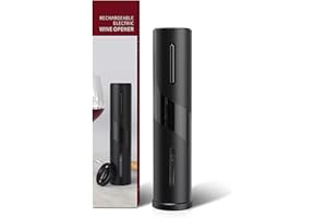 Korkenzieher Elektrisch,IraXpro Elektrischer Flaschenöffner,Kabelloser Elektrischer Korkenzieher,Automatisch Weinöffner,Batteriebetriebener Weinöffner mit Folienschneider,Geschenk für Weinliebhaber
