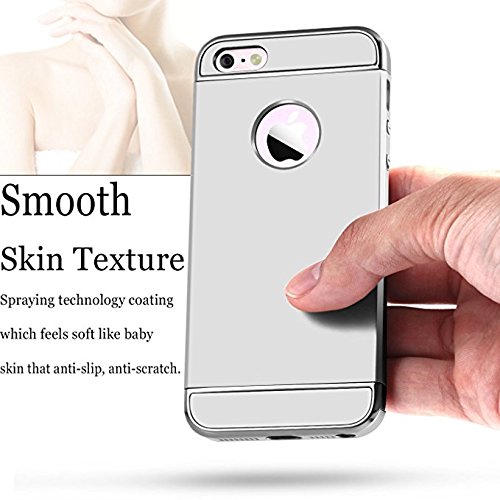 Funda iPhone SE PRO-ELEC Carcasa iPhone SE 5S 5 con Protector de Pantalla de Cristal Templado Completo 3 en 1 Desmontable Ultra-Delgado Anti-Ara azos Funda para iPhone SE 5 5s Carcasa para iPhone SE 5s 5 - 4 0 pulgada - Plata reviews Funda iPhone SE PRO-ELEC Carcasa iPhone SE 5S 5 con Protector de Pantalla de Cristal Templado Completo 3 en 1 Desmontable Ultra-Delgado Anti-Ara azos Funda para iPhone SE 5 5s Carcasa para iPhone SE 5s 5 - 4 0 pulgada - Plata