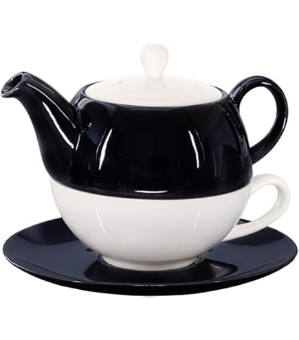 Theepot en Schotelset voor één Persoon - Kersenbloesem Motief