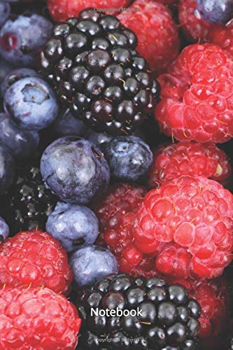 Preisvergleich Produktbild Notebook: Raspberries, Strawberries, Blackberries, Blueberries, A Delicious Berry Notebook. / Lined, 120p