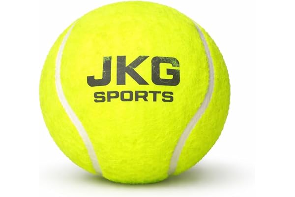 JKG SPORTS Tennis Balls for Cricket - High-Visibility Practice & Match Balls Soft, Lightweight, Long-Lasting Tennis Ball for All Surfaces (90g Each) (1)