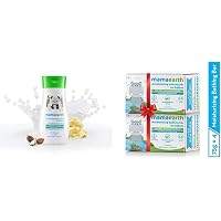 Mamaearth Daily Moisturizing Lotion For Babies (200 Ml) And Mamaearth Bathing Bar For Babies - Pack Of 4