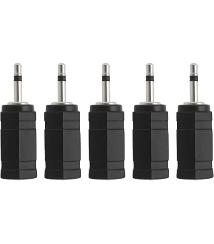 2 Adaptateurs Audio Jack 3,5 Mm Femelle Vers 2,5 Mm Mâle – Conversion Stéréo Pour Casque, Tablette, Etc.