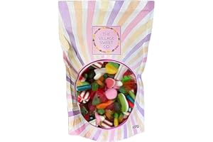 Non-Fizzy Pick & Mix Candy Sweets 900g Resealable Pouch - Gummy, Jelly Pick N Mix From The Village Sweet Co.