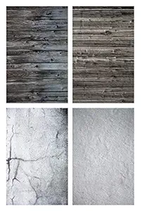 Store2508 (Pack of 2) Flat Lay Flatlay Tabletop Photography Backdrop Background for Food, Jewelry, Cosmetics, Small Product, Photo Pros and More, 56 * 88 cm, (Set P) Multicolour