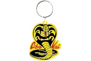 PYRAMID INTERNATIONAL Cobra Kai (Snake) Rubber Keychain, Llavero Unisex adulto, Multi, One Size