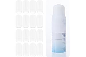 Dimeho, Auslaufsichere Hüllen für Reisebehälter, 16 Stück Silikon Flaschenhüllen Elastische Hüllen zum Auslaufen für Reiseutensilien, Wiederverwendbar für Reisebehälter Toilettenartikel-Zubehör