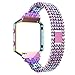 Price comparison product image Fitbit Blaze Bracelet Bands,Sansee Replacement Stainless Steel Watch Band Strap with Metal Frame for Fitbit Blaze (Purple)