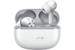 realme Buds T200 Lite, Auriculares intrauditivos inalámbricos Verdaderos, Controladores dinámicos de 12,4 mm, duración de la batería de hasta 48 Horas, latencia de 45 mm, Resistencia IPX4, ENC